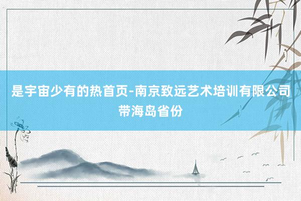 是宇宙少有的热首页-南京致远艺术培训有限公司带海岛省份